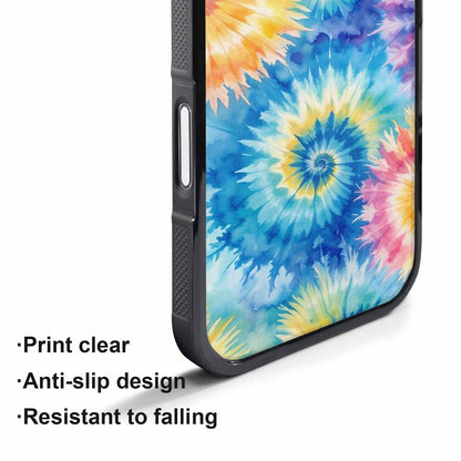 iPhone 17 Pro Case — Small Tie Dye Swirl Pattern Tie, Custom Designed Case Cover