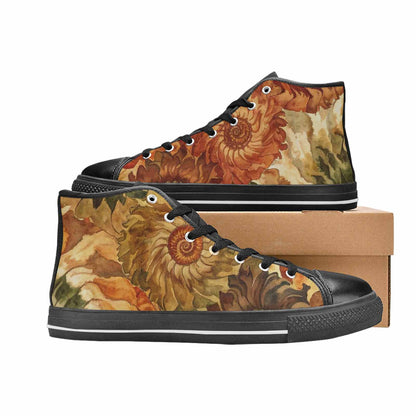WOMEN'S Tie Dye - High Top Canvas Cottagecore Custom Sneakers