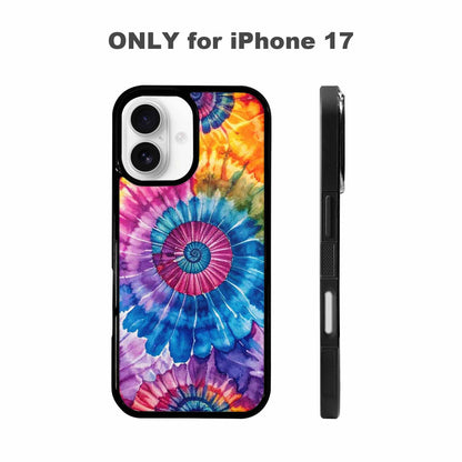iPhone 17 Case — Small Tie Dye Swirl Tie Dye, Unique Phone Case Design