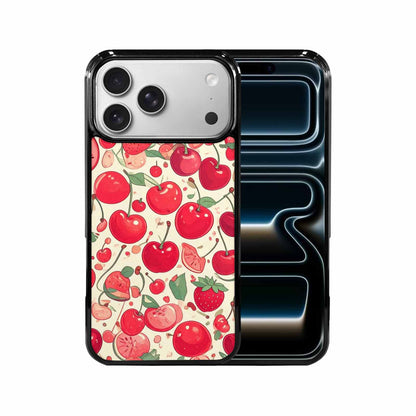 iPhone 17 Pro Max Case — Small Cherry And Fruit Original Art, Custom Designed Case Cover