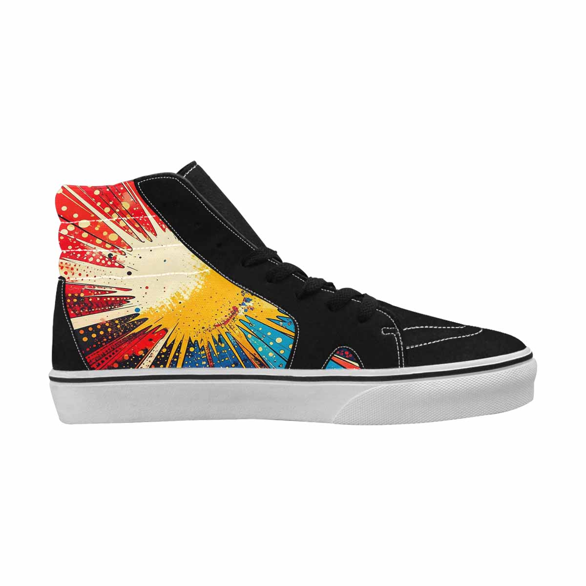 MEN'S Comic Halftone High Top Canvas Dreamlike Shoes