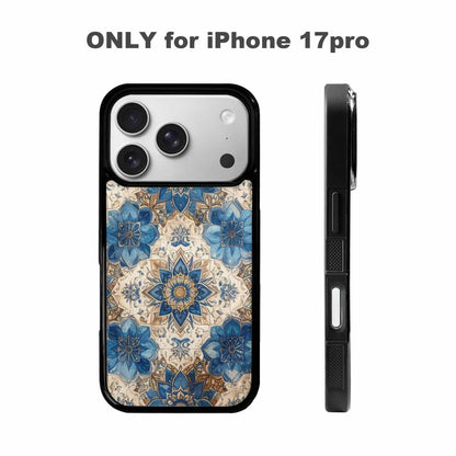 iPhone 17 Pro Case — Small Mandala Pattern Randomly Varying Floral, Customized Protective Case