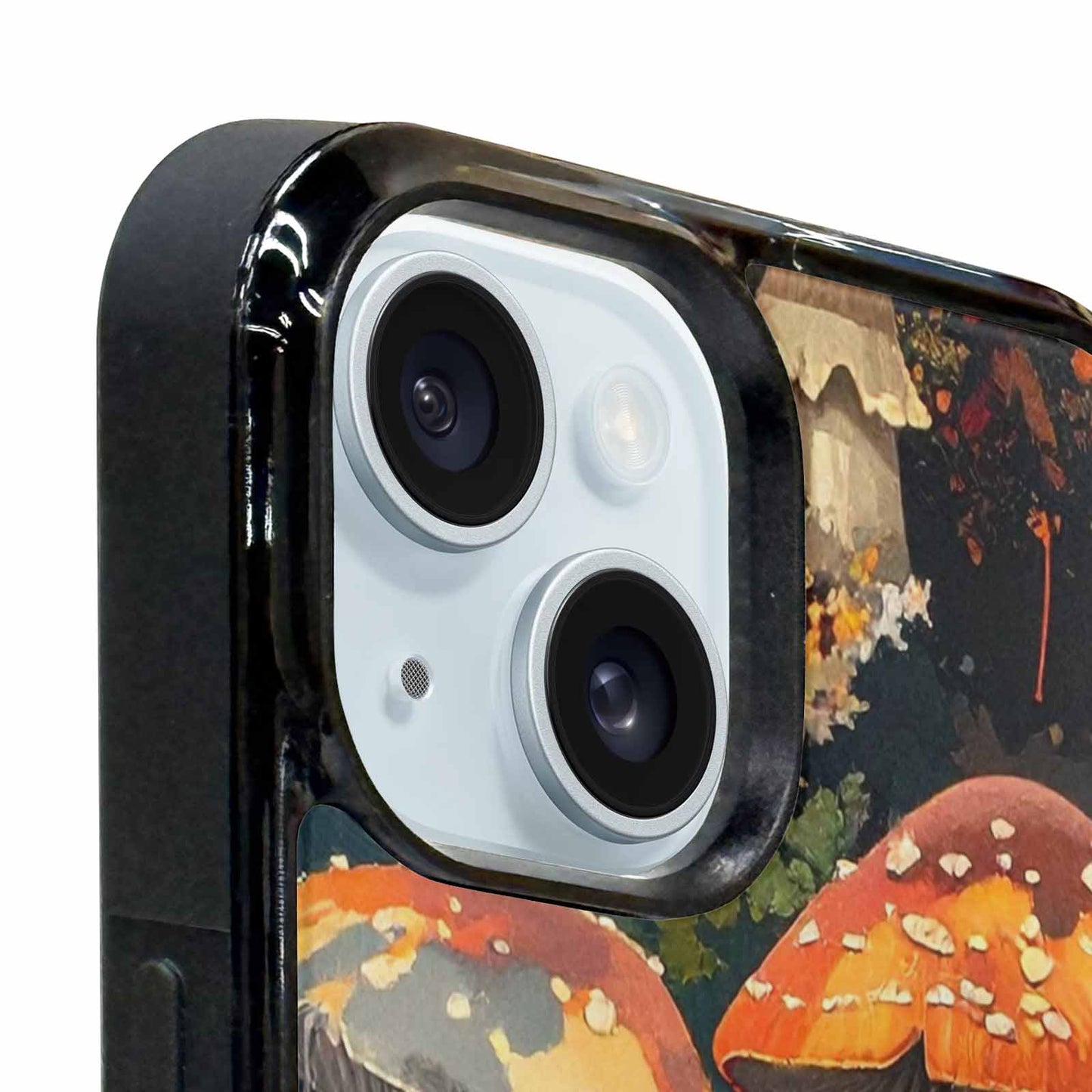 iPhone 15 Case — Mushrooms Camomushrooms Patter, Personalized Phone Case
