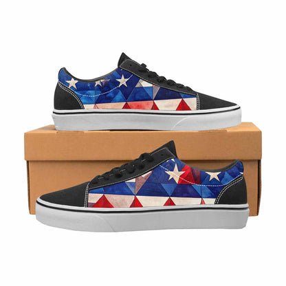 MEN'S American Flag Stars Canvas Lace-Up Y2K Sneakers
