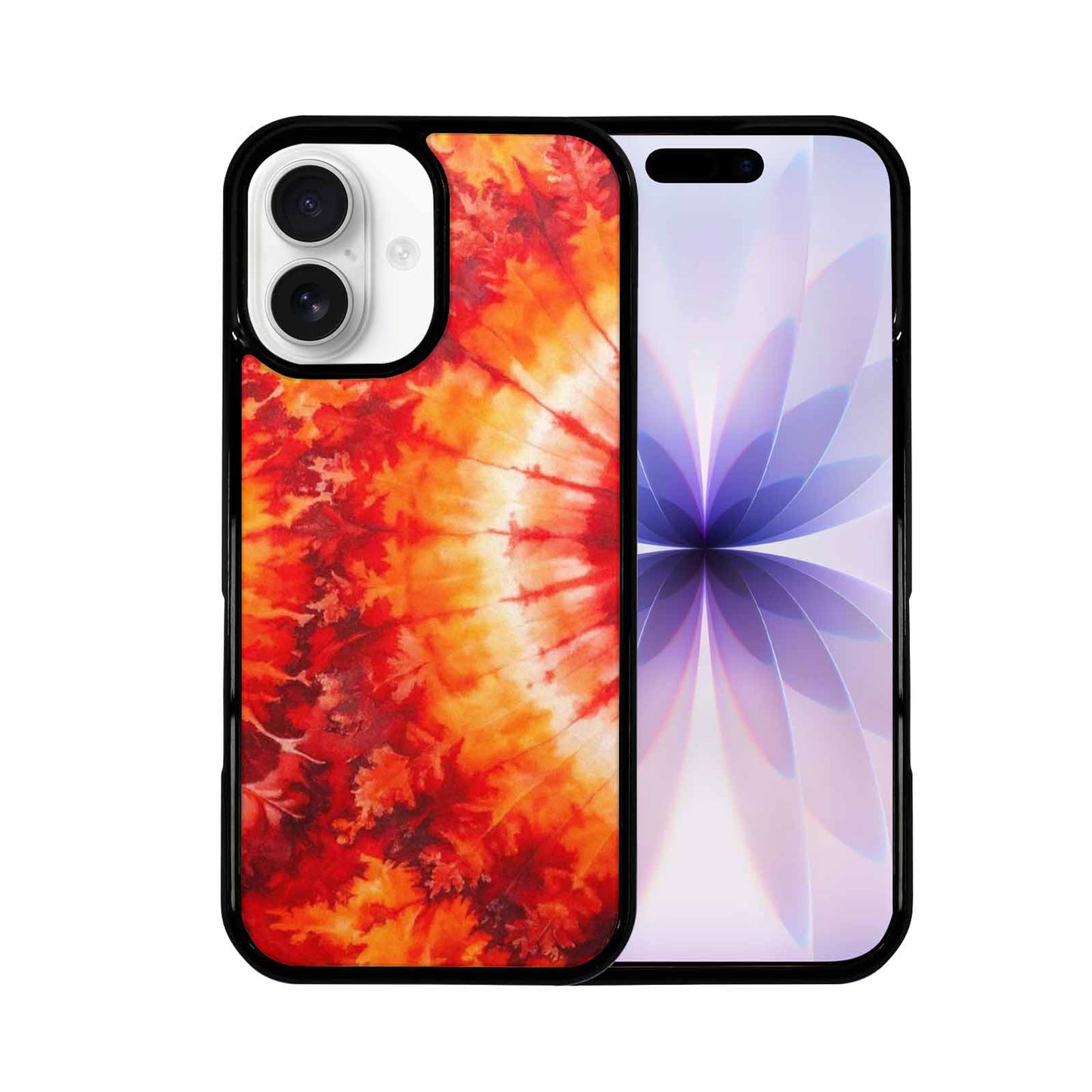 iPhone 17 Case — Tie Dye Red Orange Tie Dye, Unique Phone Case Design