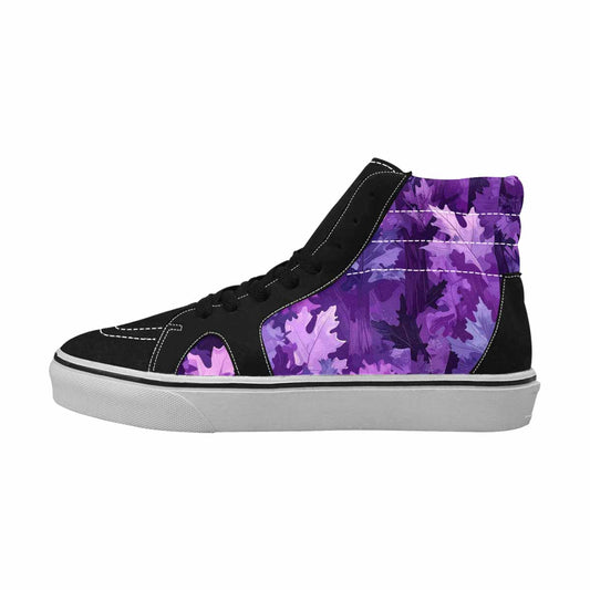 MEN'S Military Camouflage Blotch High Top Canvas Neon Fantasy Sneakers