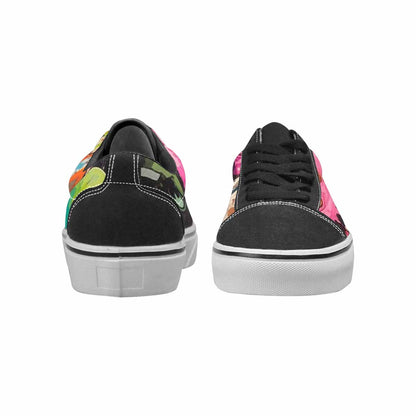 WOMEN'S Aliens  Camo Melting Lace-Up Canvas Dreamcore Shoes