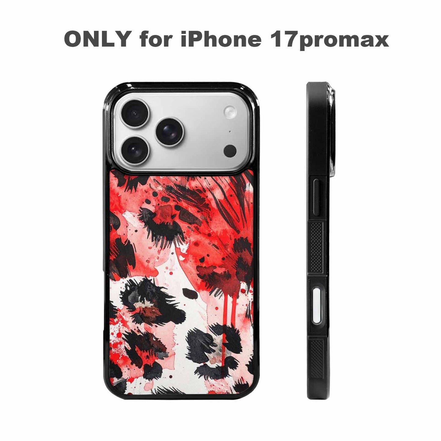 iPhone 17 Pro Max Case — Animal Print (black &amp; Animal Print, Original Design Phone Case
