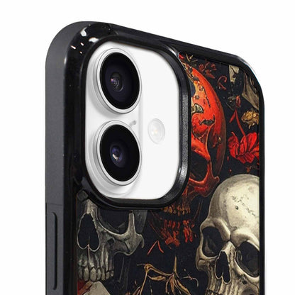 iPhone 17 Case — Skull Dark Art Gothic Print Gothic, Custom Made Phone Cover