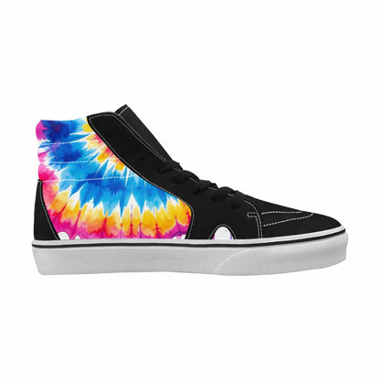 WOMEN'S Tie Dye Drip High Top Canvas Vivid Shoes