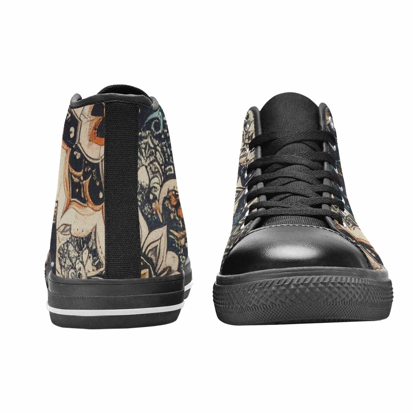 MEN'S Mandala High Top Canvas Grunge Custom Sneakers