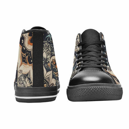 MEN'S Mandala High Top Canvas Grunge Custom Sneakers