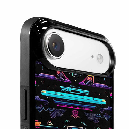 iPhone 17 Air Case — Retro Pixel Art Pattern Bit Retro, Customized Protective Case