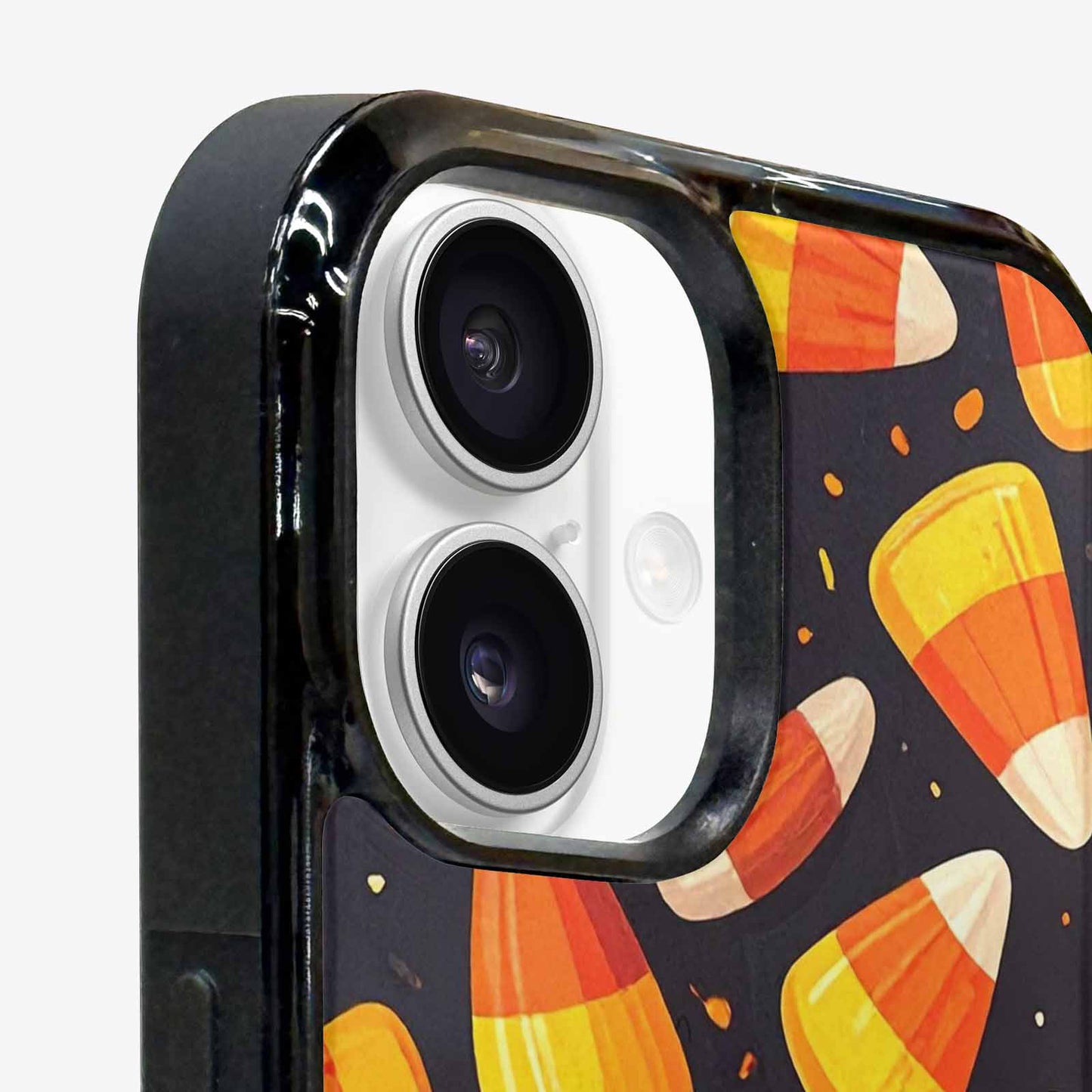 iPhone 16 Case — Halloween Candy Corn, Custom Phone Case