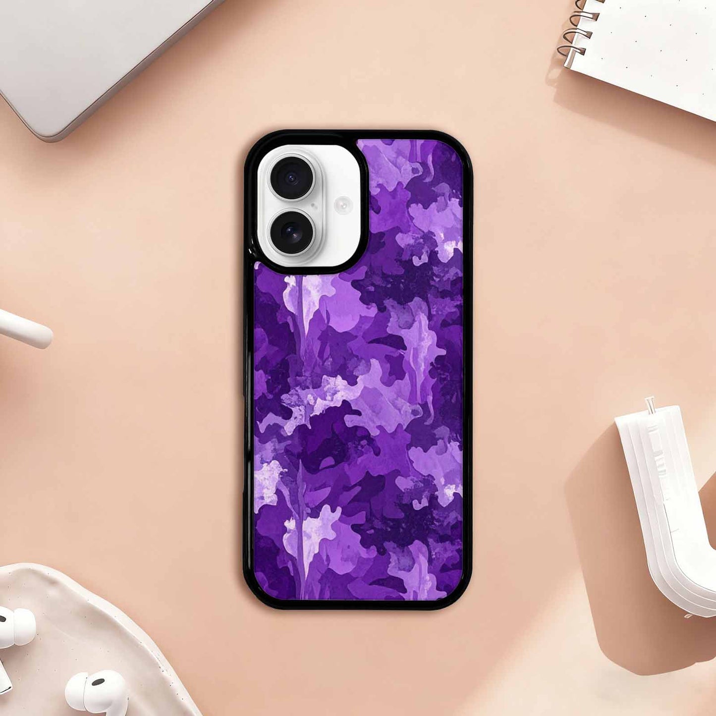 iPhone 17 Case — Small Military Camouflage Blotch Camo, Custom Phone Case