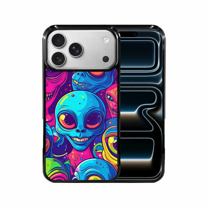 iPhone 17 Pro Max Case — Alien Ufo Cartoon Alien Scifi, Custom Print Case Cover