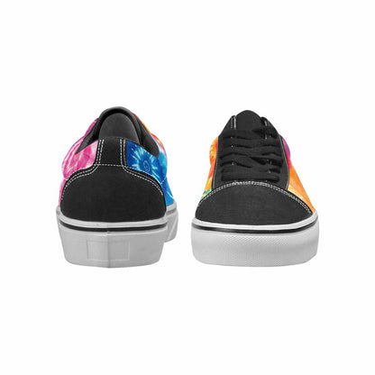 MEN'S Tie Dye Swirl Canvas Lace-Up Dreamcore Custom Sneakers