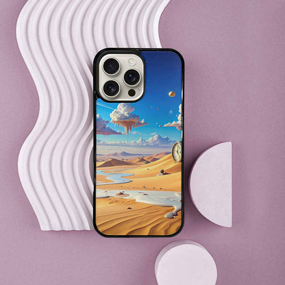 iPhone 16 Pro Max Case — Surrealist Desert Dreamscape Custom, Custom Printed Phone Case