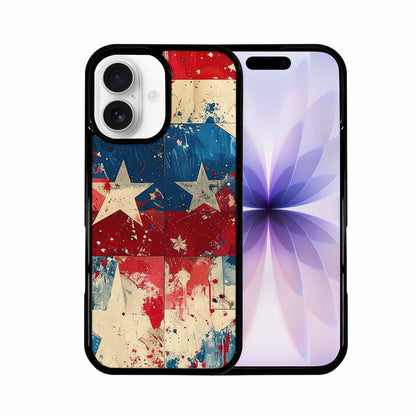 iPhone 17 Case — Patriotic Stars And Stripes Galaxy Space, Original Design Phone Case