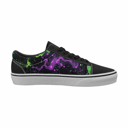 WOMEN'S Galaxy Nebula Lace-Up Canvas Melting Art Sneakers