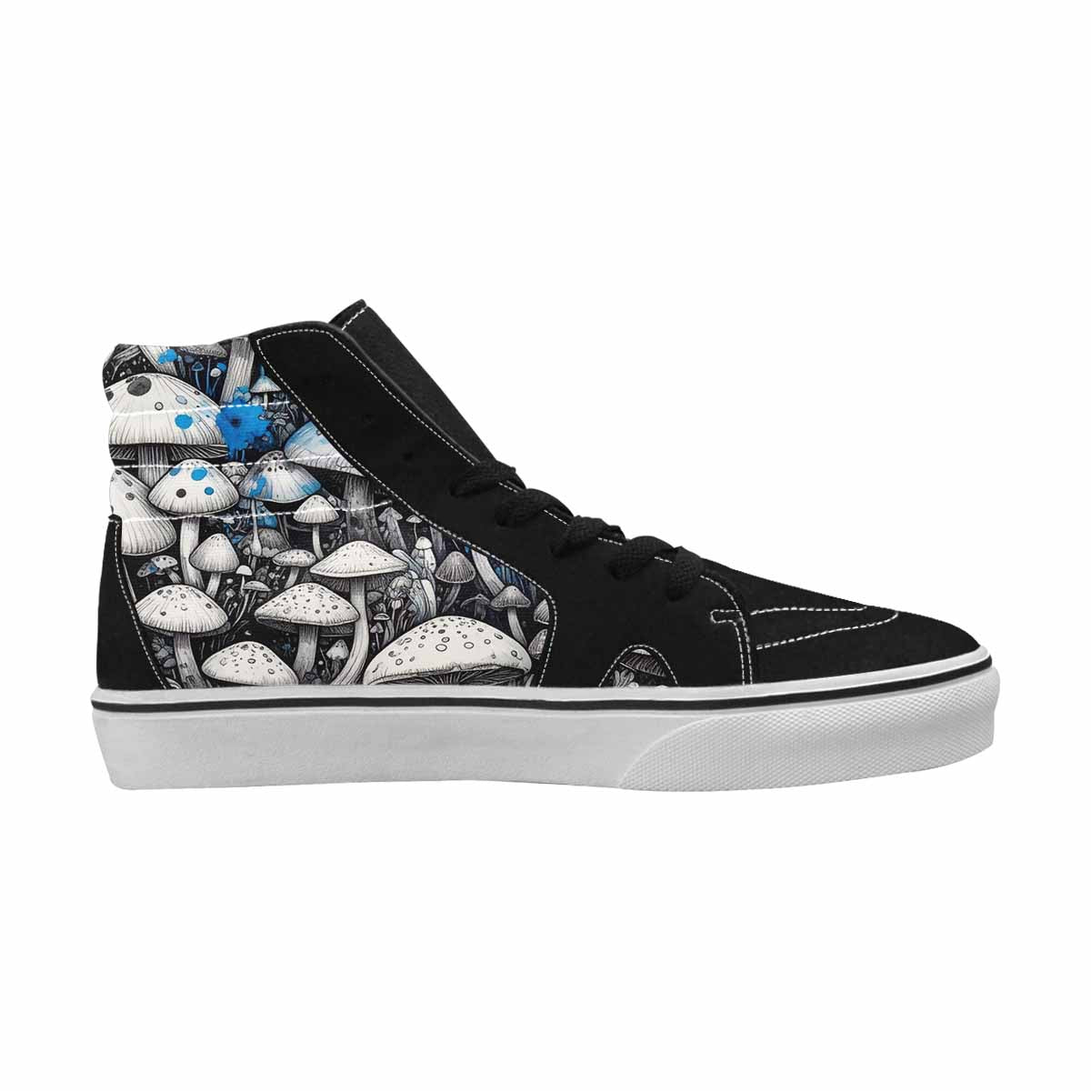 MEN'S Mushrooms (general) High Top Canvas Surreal Custom Shoes