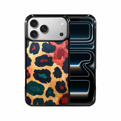 iPhone 17 Pro Max Case — Leopard Wallpaper Print Animal Print, Customized Protective Case