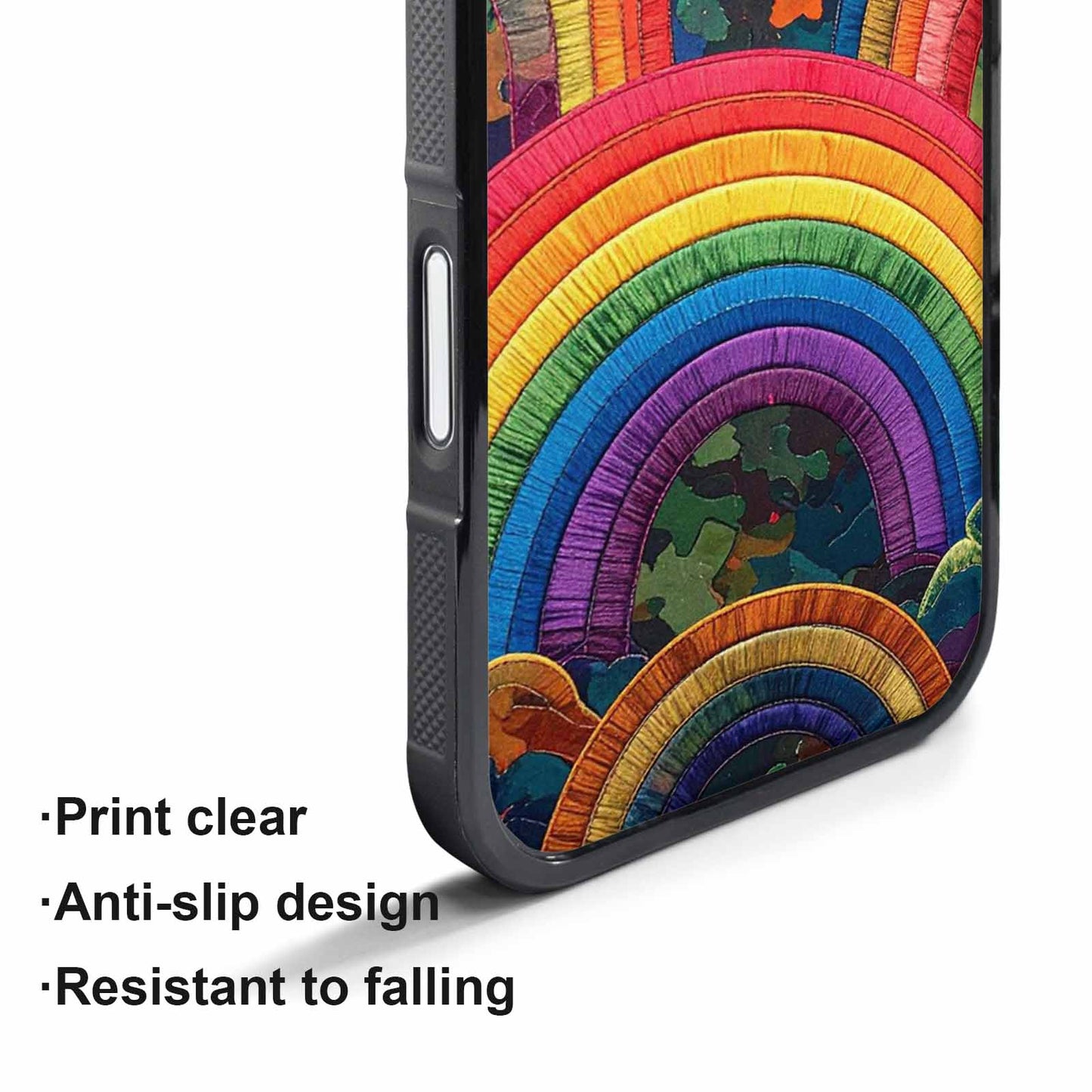 iPhone 17 Pro Case — Vivid Camo Rainbow Arc Camo, Custom Made Phone Cover