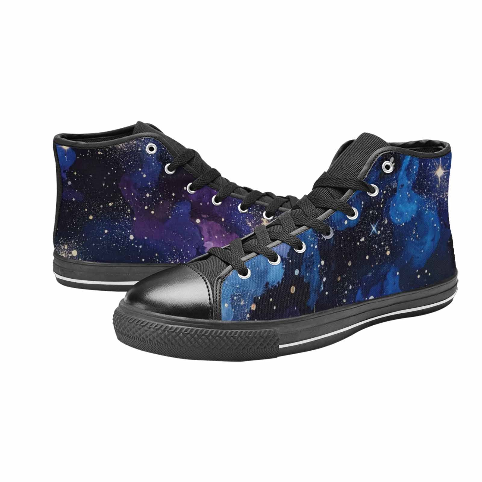 MEN'S Galaxy Art - High Top Canvas Dreamcore Custom Shoes