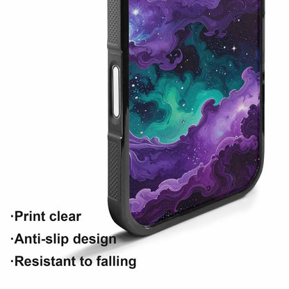iPhone 17 Case — Seamless Tileable Pattern Of Galaxy Space, Custom Designed Case Cover