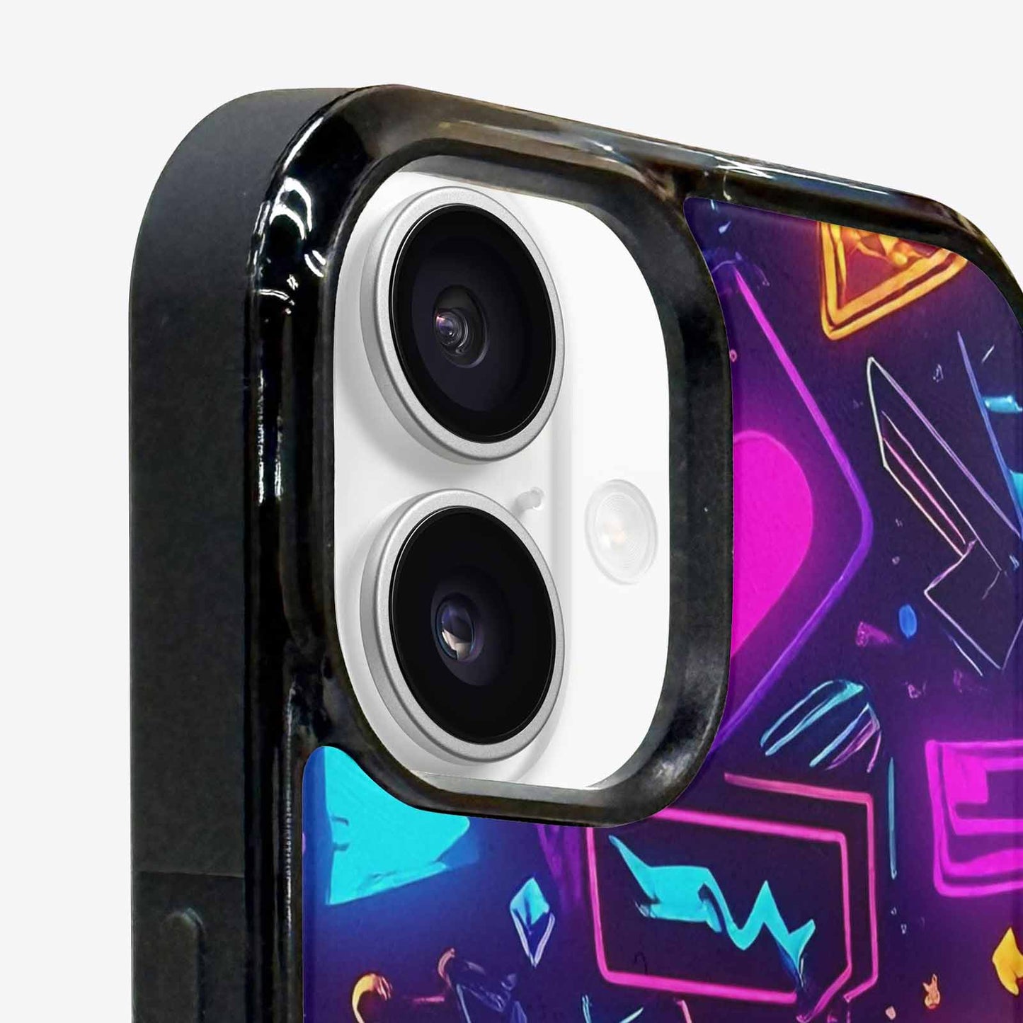 iPhone 16 Case — 80s Retro Motif 80s Retro Motifs, Original Design Phone Case