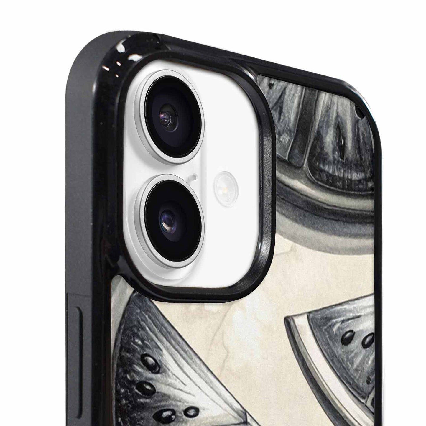 iPhone 17 Case — Chrome Gothic Watermelon Gothic Skulls, Custom Phone Case