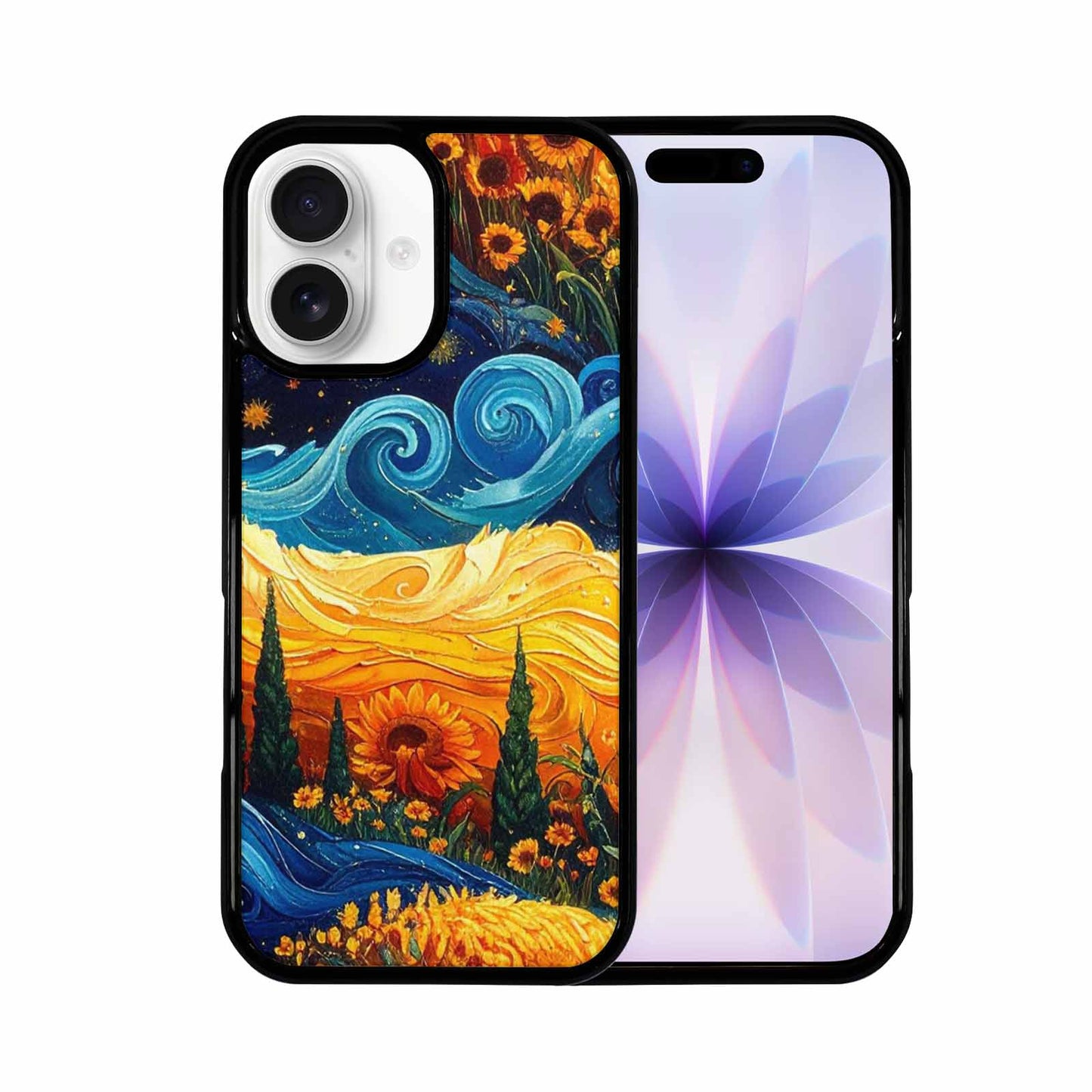 iPhone 17 Case — Small Van Gogh Style Galaxy Space, Custom Art Phone Cover