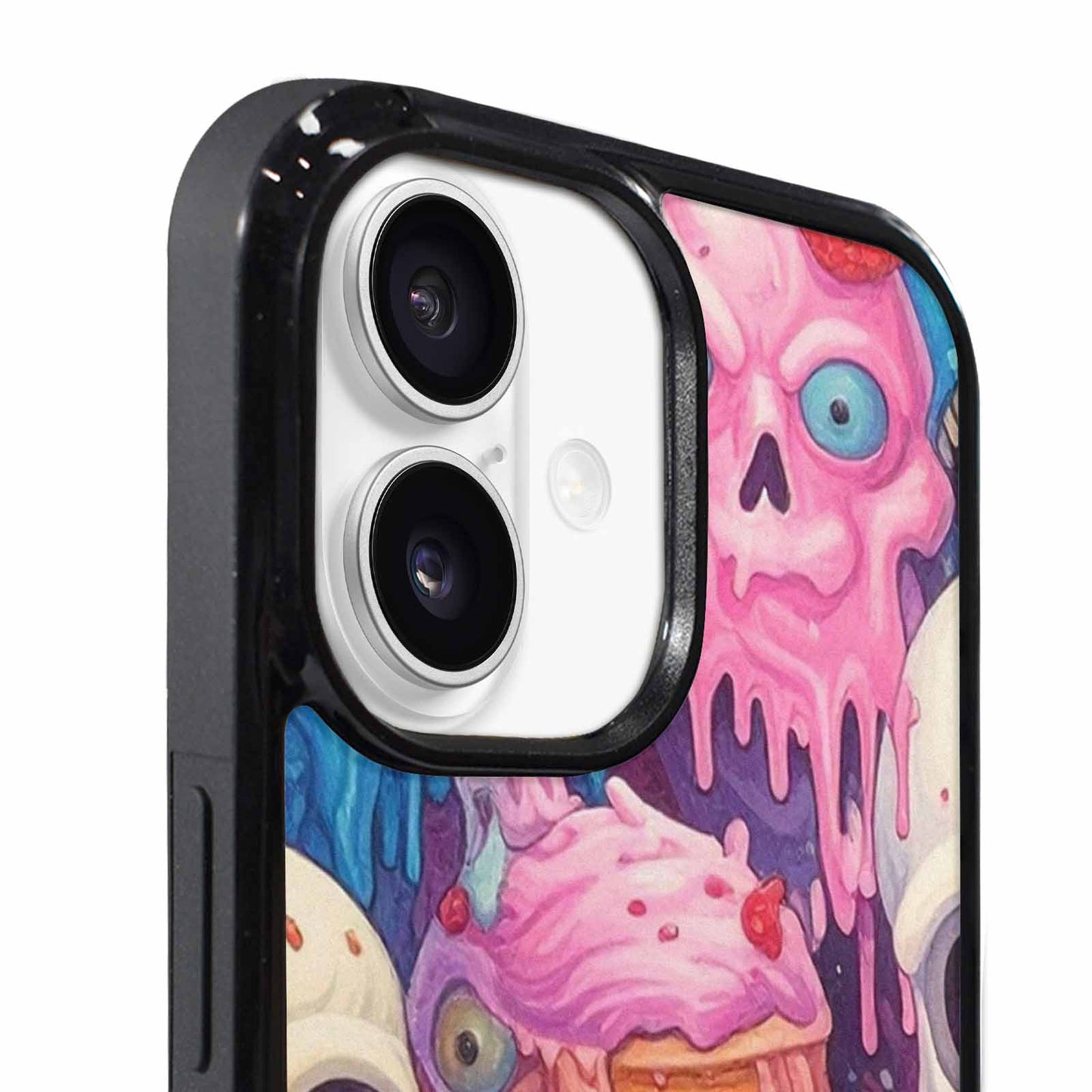 iPhone 17 Case — Ice Cream Monsters Skullsmelti Gothic Skulls, Custom Made Phone Cover