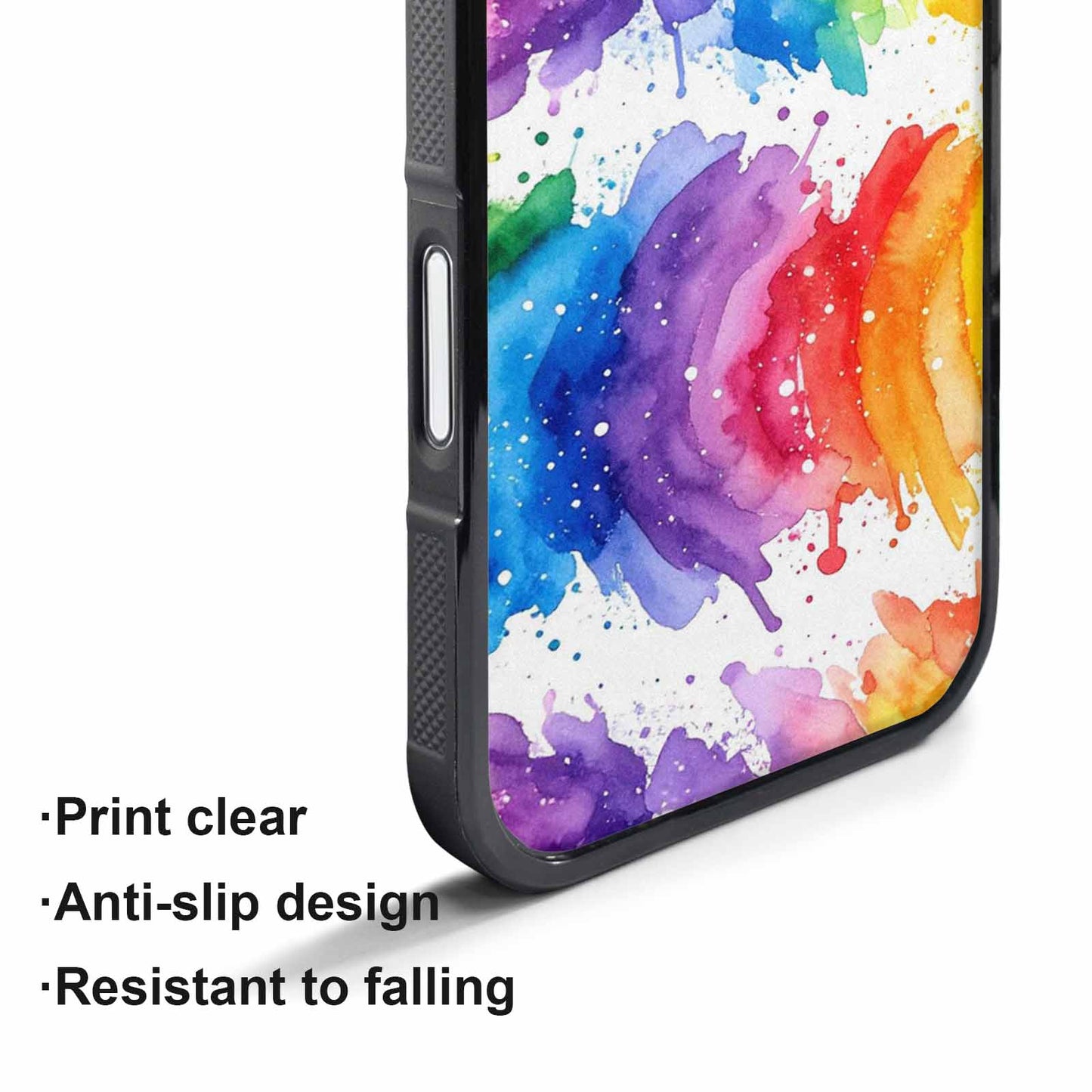 iPhone 17 Pro Max Case — Watercolor Splash Abstract Pattern, Watercolor Abstract, Custom Art Phone Cover