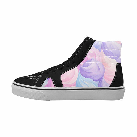 WOMEN'S Tie Dye - High Top Canvas Neon Fantasy Custom Shoes