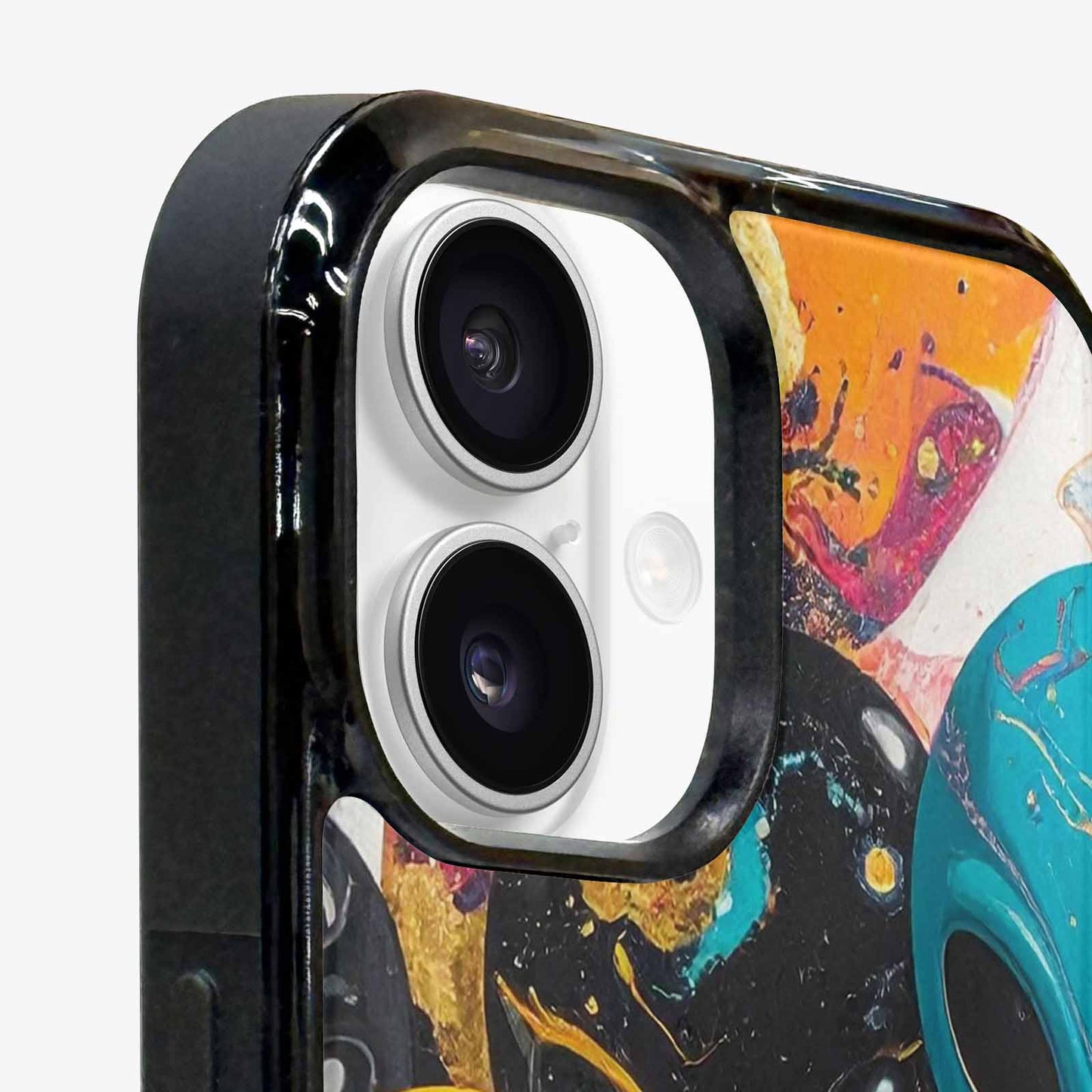 iPhone 16 Plus Case — Aliens Marblealiens Pattern, Custom Phone Case