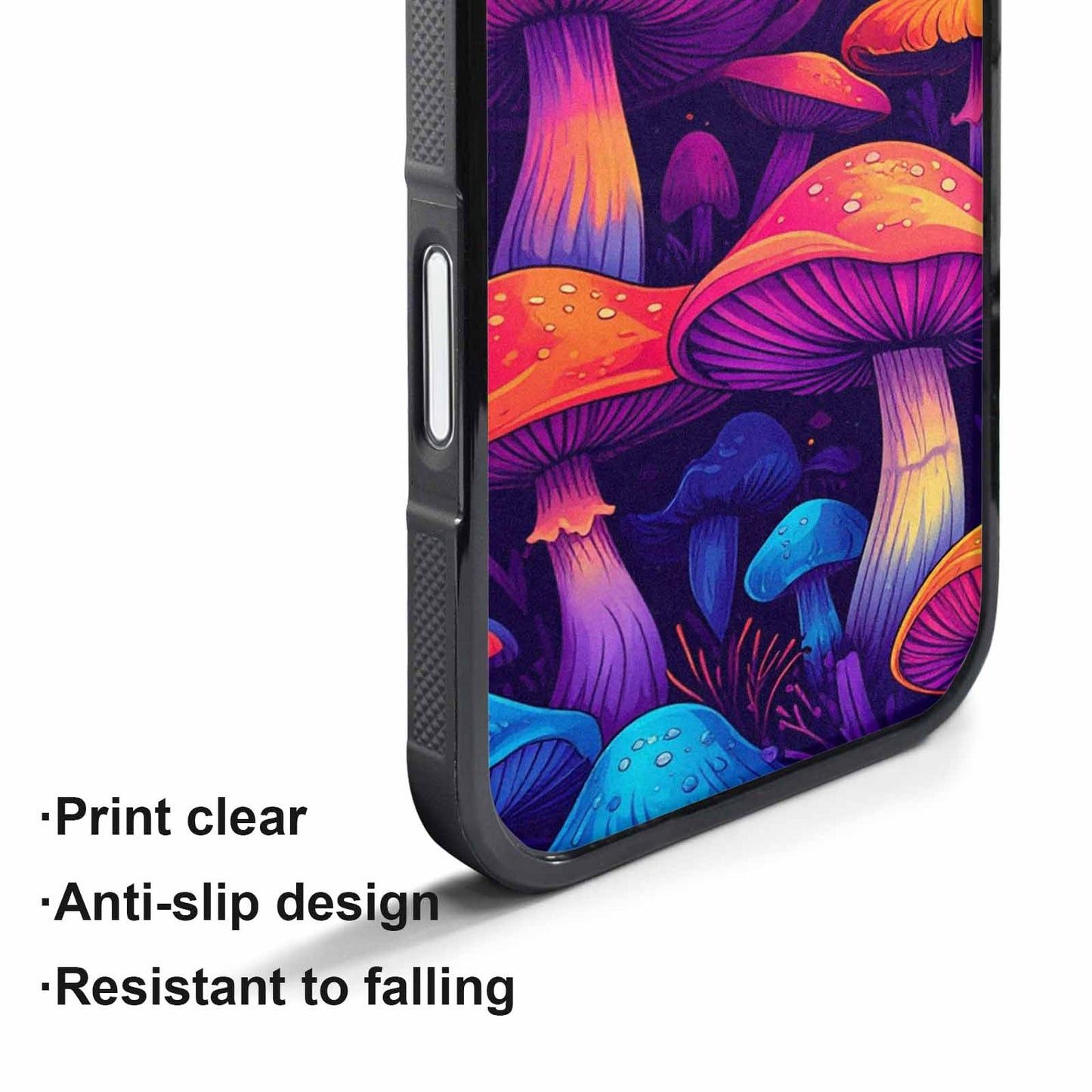 iPhone 17 Pro Max Case — Psychedelic Mushroom Cartoon Pattern Cartoon Cute, Custom Designed Case Cover