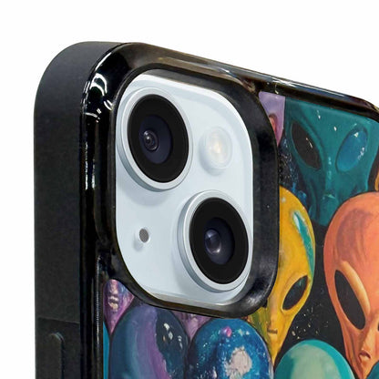 iPhone 15 Plus Case — Aliens Marblealiens Pattern Fjy, Unique Phone Case Design