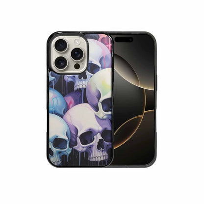 iPhone 16 Pro Case — Dark Black And White Color Tone, Personalized Phone Case