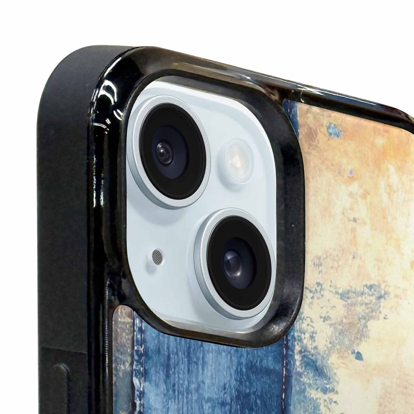 iPhone 15 Plus Case — Curve The Ripping Demin Tectures For, Customized Protective Case