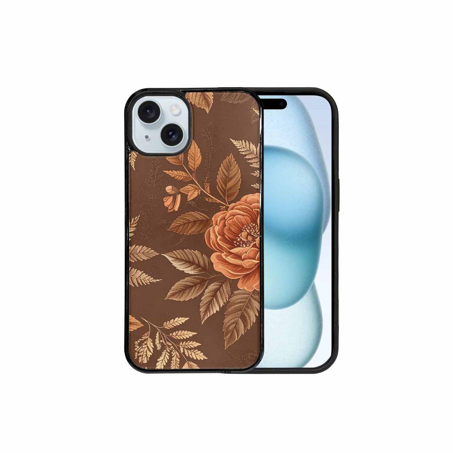 iPhone 15 Plus Case — Vintage Botanical Art Pattern, Custom Made Phone Cover
