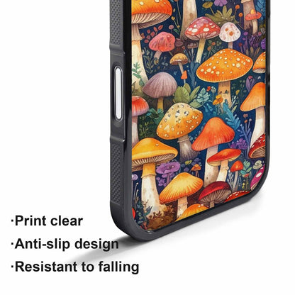 iPhone 17 Pro Max Case — Mushrooms (general) Mushrooms Pattern Original Art, Custom Phone Case
