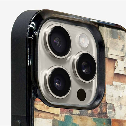 iPhone 16 Pro Max Case — Distressed Grunge Texture Pattern Hundreds Of, Custom Art Phone Cover