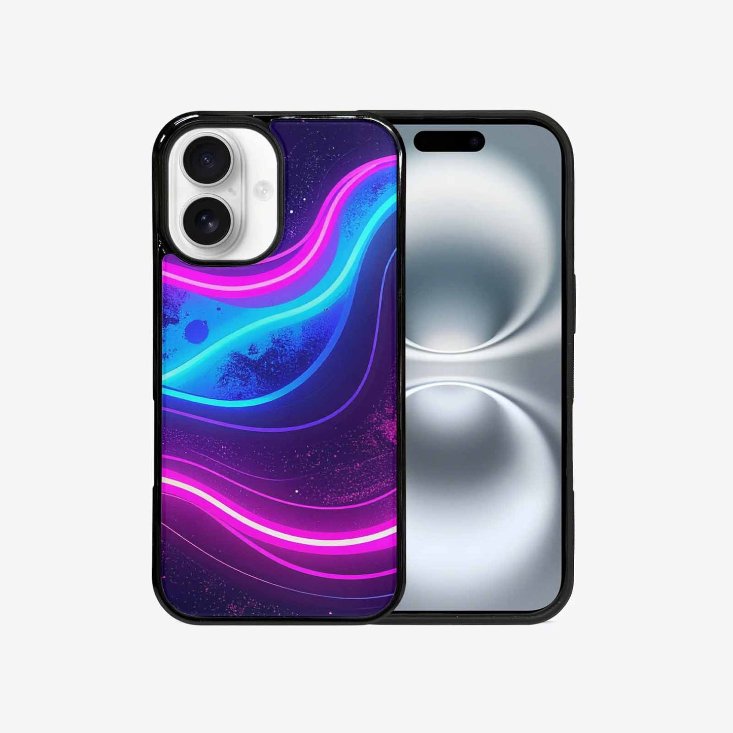 iPhone 16 Case — 80s Neon Cartoon Custom, Original Design Phone Case