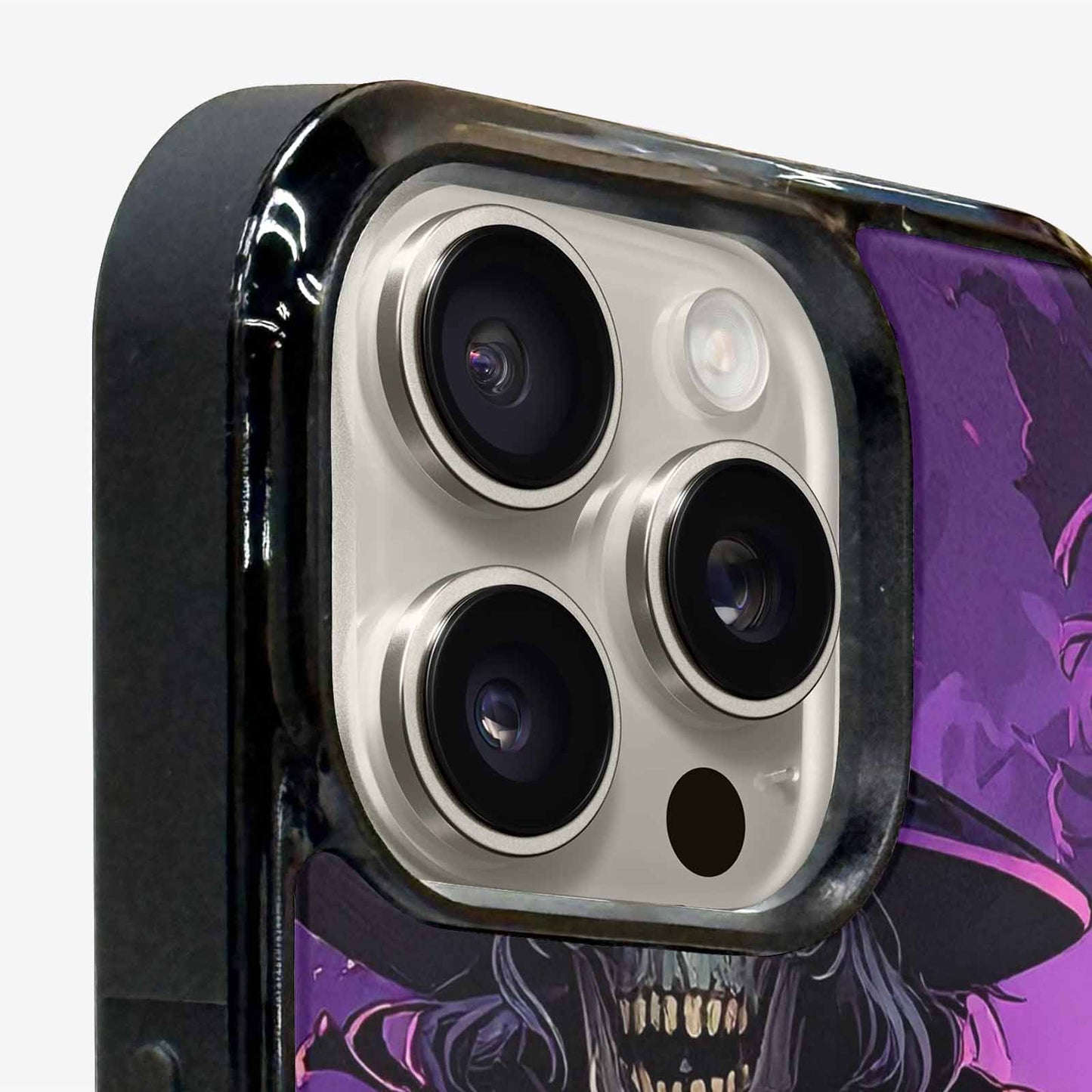 iPhone 15 Pro Max Case — Scary Horror Halloween Art Print Edge, Custom Art Phone Cover