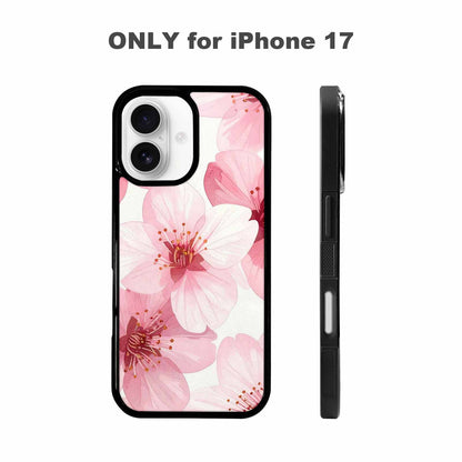 iPhone 17 Case — Japanese Cherry Blossom Pattern, Floral, Personalized Phone Case