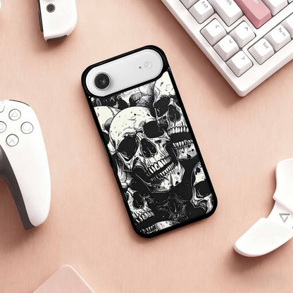 iPhone 17 Air Case — Skull Dark Art Gothic Print Gothic, Customized Protective Case