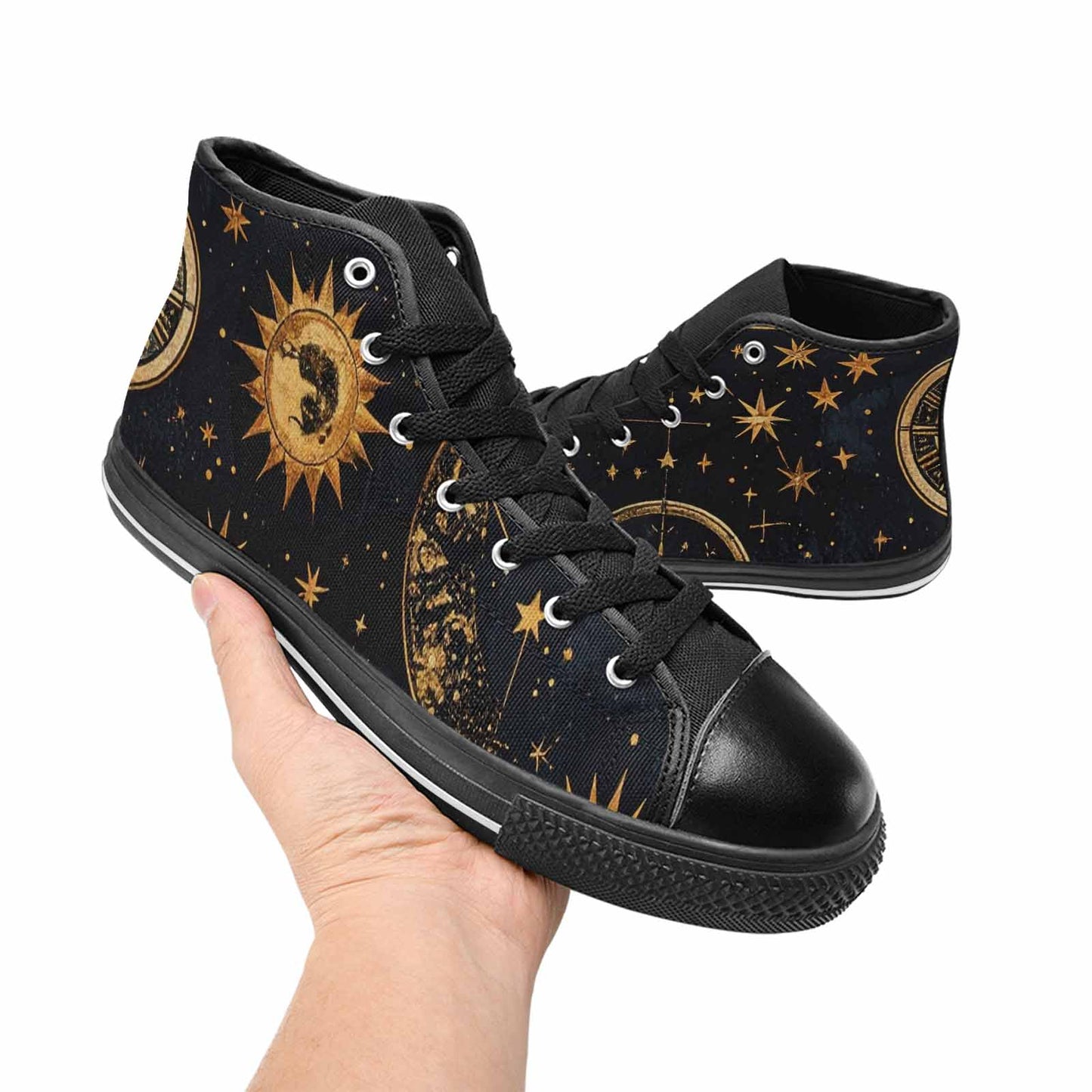 MEN'S Zodiac Constellation Star High Top Canvas Y2K Sneakers