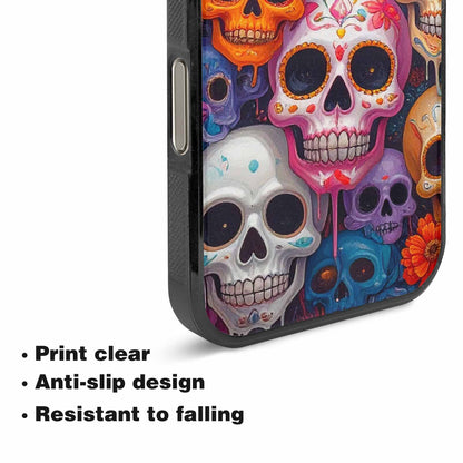 iPhone 16 Pro Case — Sugar Skullsmelting Sugar Skulls 9h5, Custom Made Phone Cover
