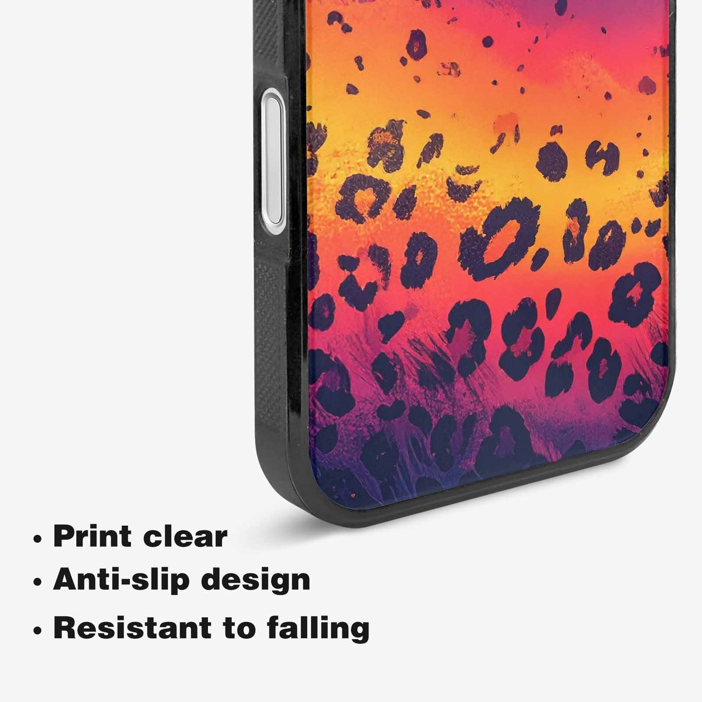 iPhone 16 Case — Leopard Print Gradient, Custom Made Phone Cover